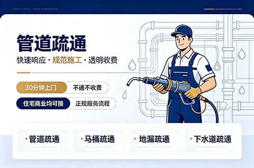 马鞍山管道疏通
